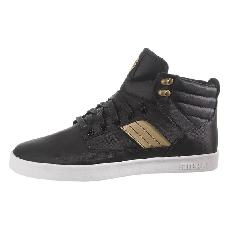 Buty Supra BANDIT - Buty Skate Damskie - Czarne Złote (GYUR-85160)